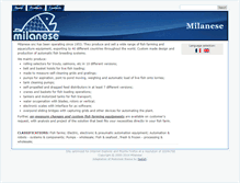 Tablet Screenshot of milaneseitalia.com